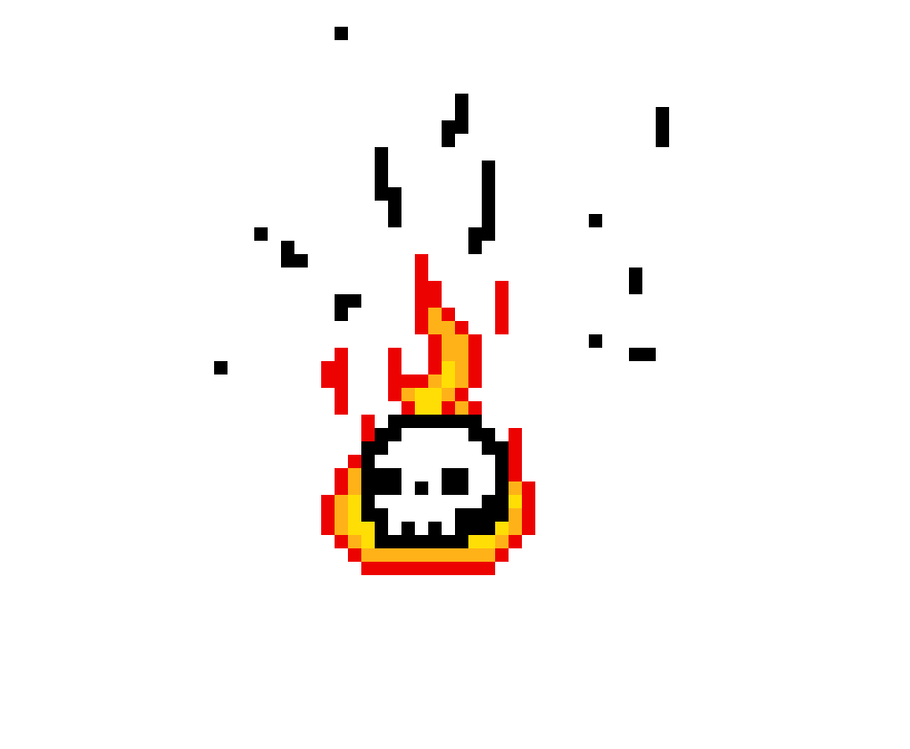 Burning Skull