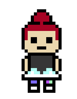 danganronpa pixel sprite base