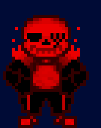 [1f86ca] any character that's human and would be able to survive at least a few of this guy attacks (he's GG|Underfell sans btw)