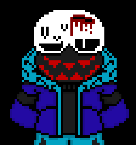 [7c78a2] *cuts off Terror's arm with a knife, then tps to Asriel*
