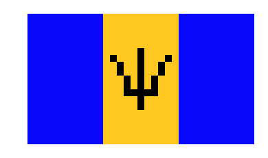 [165392] Barbados flag
