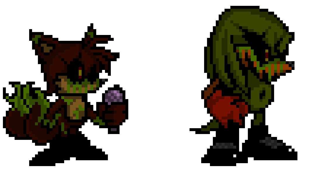 [494b86] FNF OCs - Soul Kofu the Fox and Soul Mark the Echidna