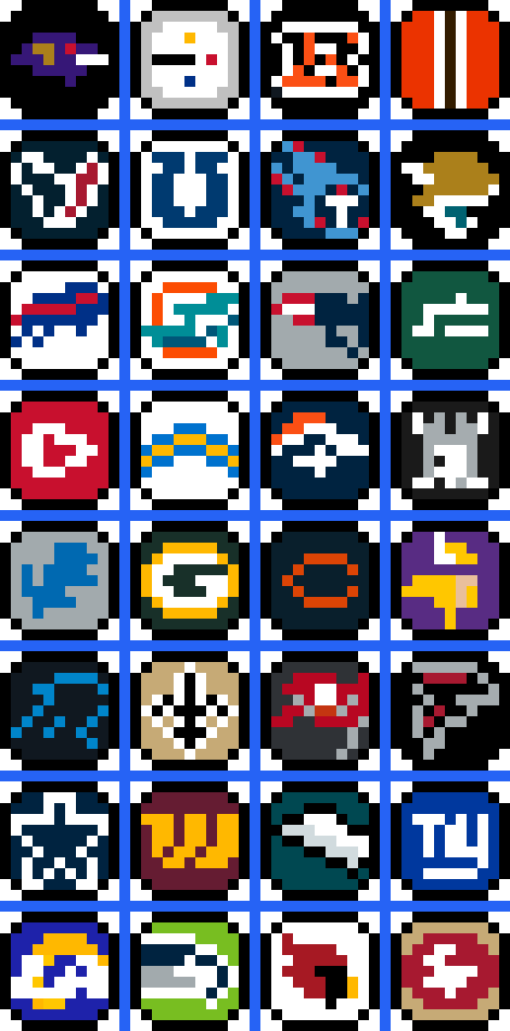 [b312bb] Mini NFL Logos