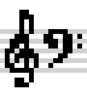 [b2bd39] clefs pixel art