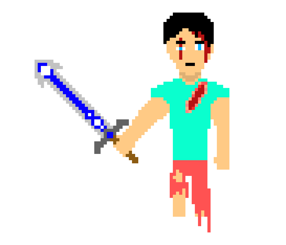 [fa34e4] a guy with a sword