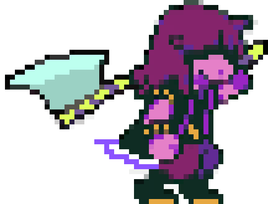 [bfd627] susie with jevil items