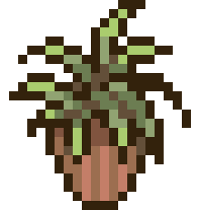 [9b9cad] Plant Pixel Art