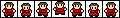 [efe2e7] Red Jump Tile-Set