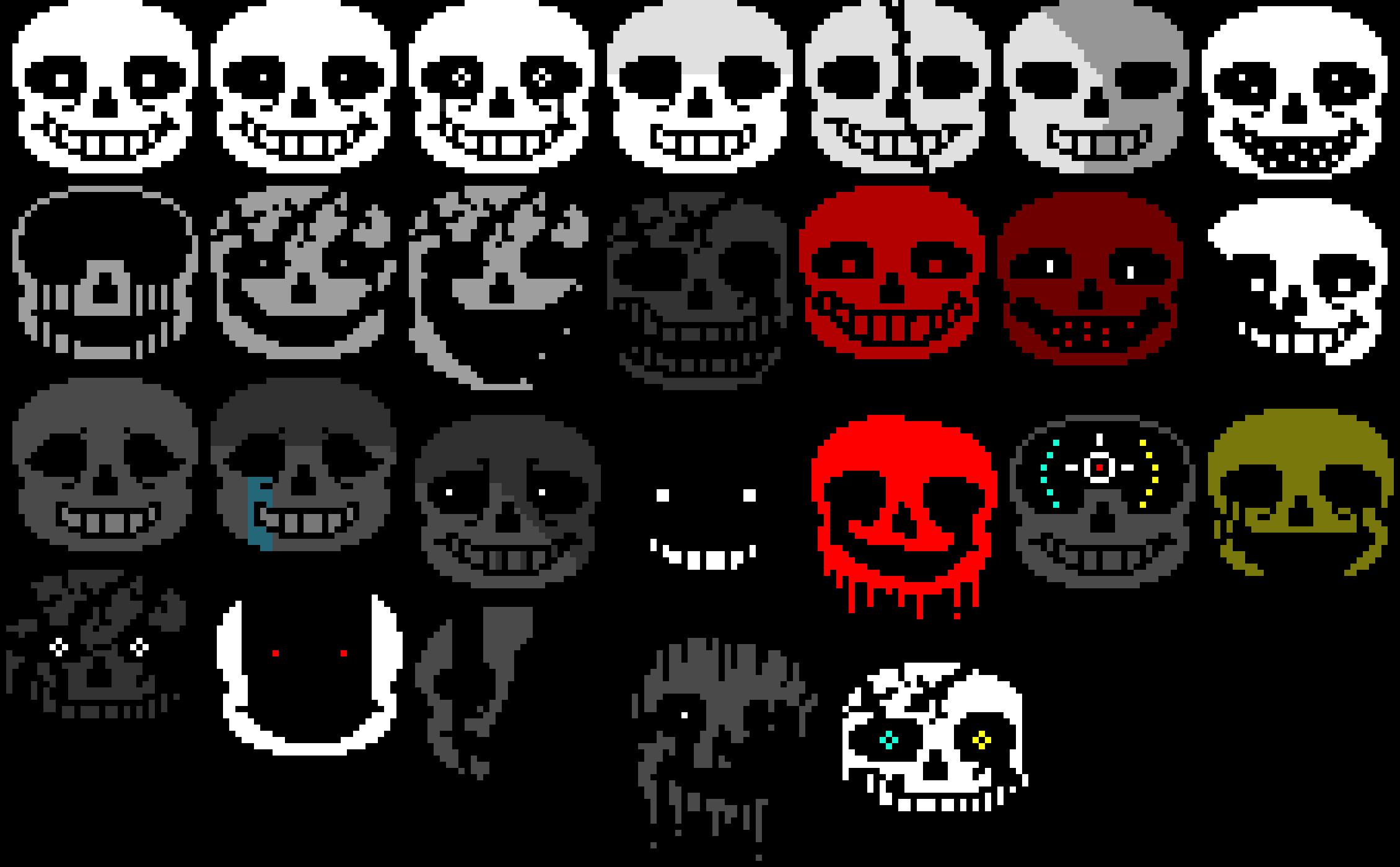 [b7fd04] Sans becoming Uncanny V2