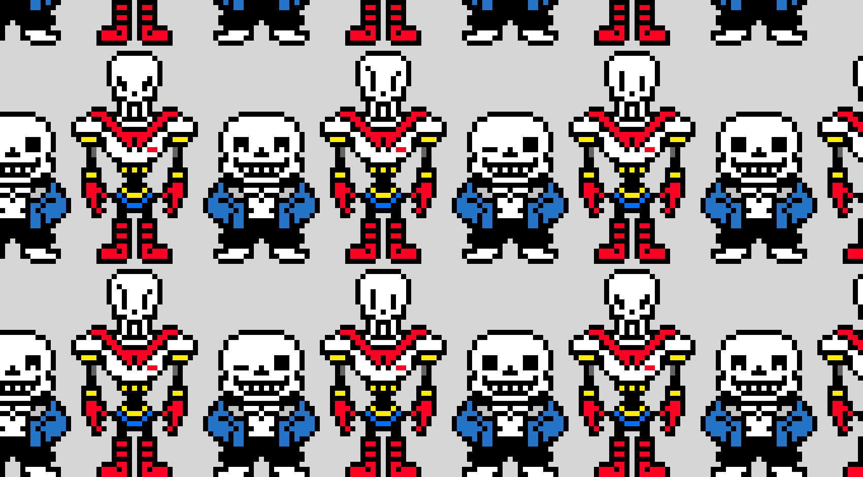 [9664c4] Sans & Papyrus Sprite Background