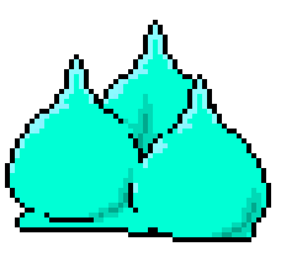 [5b2f3e] -a cut is made and instantly healed, but slime just covers jevil-