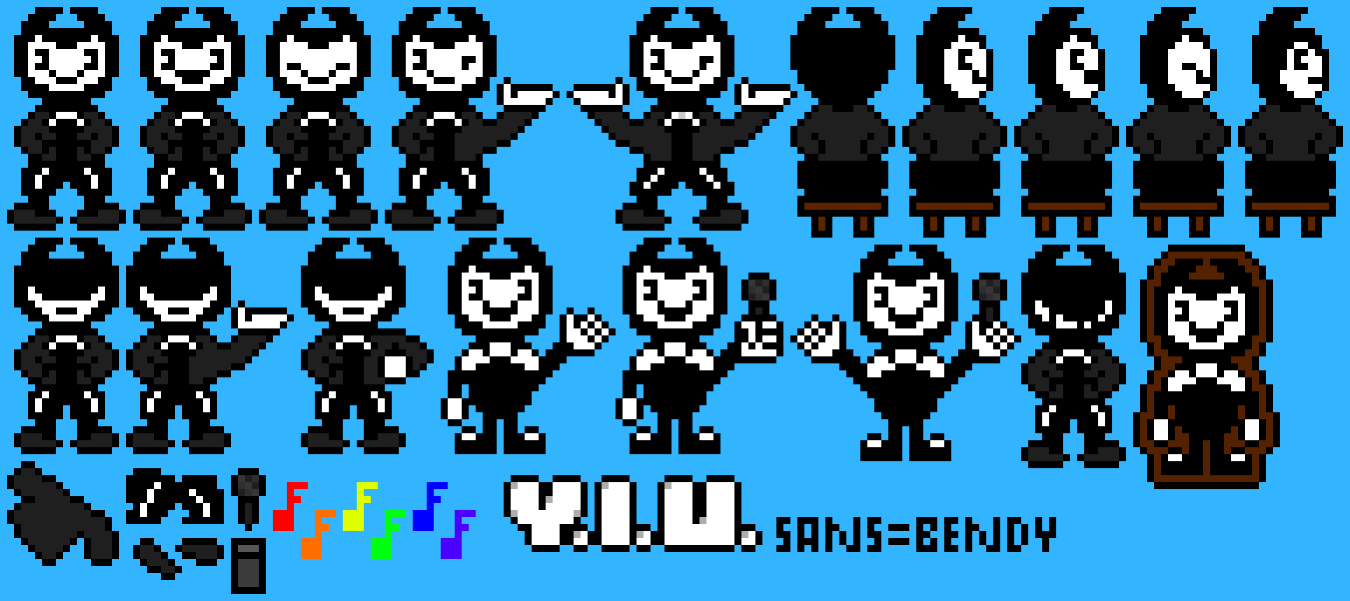 [9664c4] Your Indie Underground (My AU) Sans = Bendy