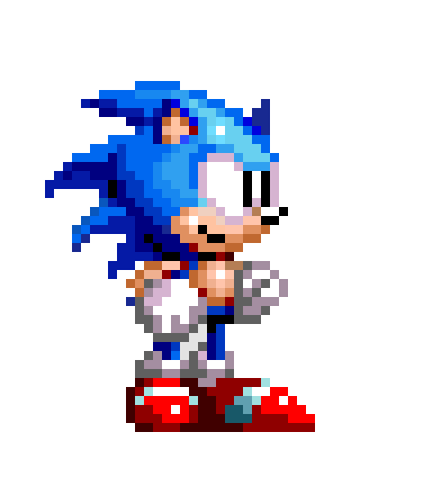 [9664c4] Sonic (Sonic the hedgehog CD 2 Fan concept)