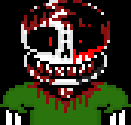 [57dac4] *grabs Negative Time by the leg and flings him into the wall *then shoots sharp bones into his legs and arms, which go into the wall, making him stuck as they are also blue bones* ... *he starts punching his rib cage at great speeds*
