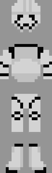[febf4d] silver storm trooper armor