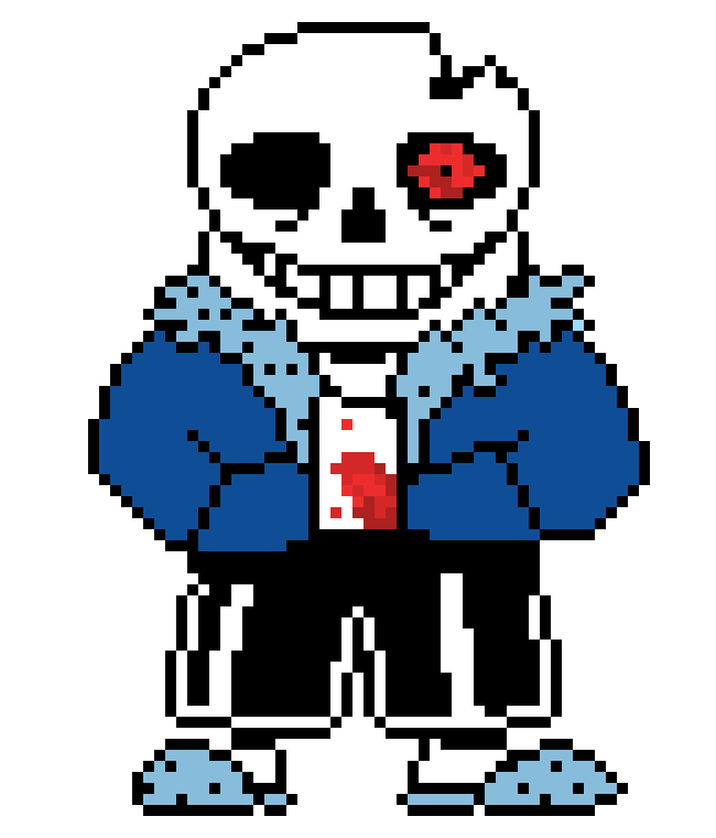 Horrortale SANS sprite 