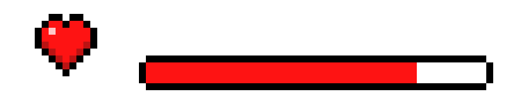 [9664c4] Heart bar