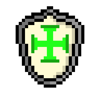 [9ccdb5] Good Knight Shield grün