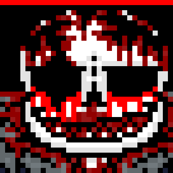 [57dac4] alright Target Boy *sits down eating human flesh, watching it go on*