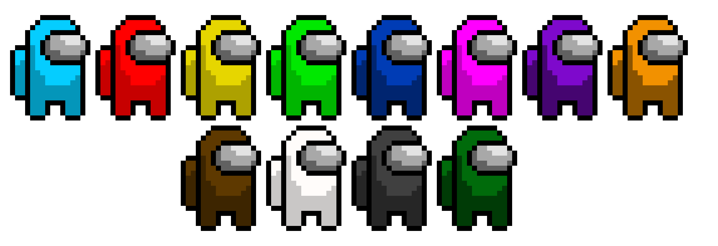 [74295a] Among us Colors