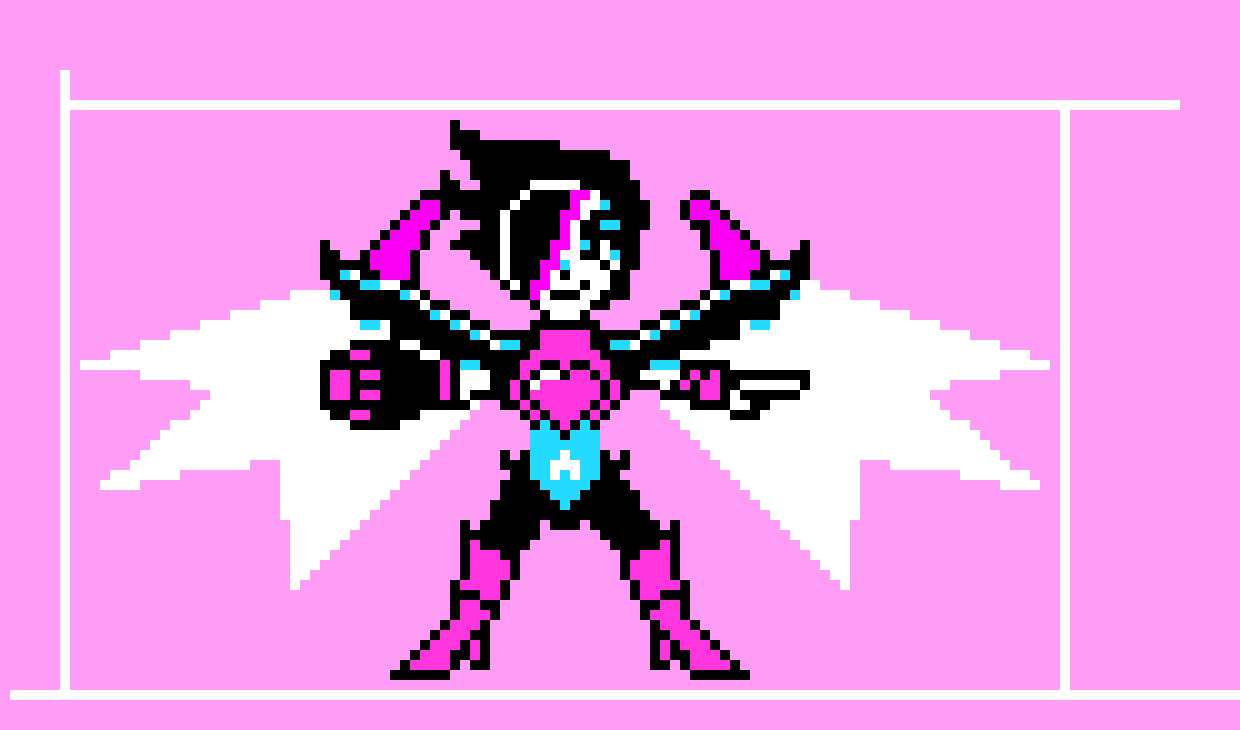 Undertale Mettaton NEO In-game sprite (Edited*