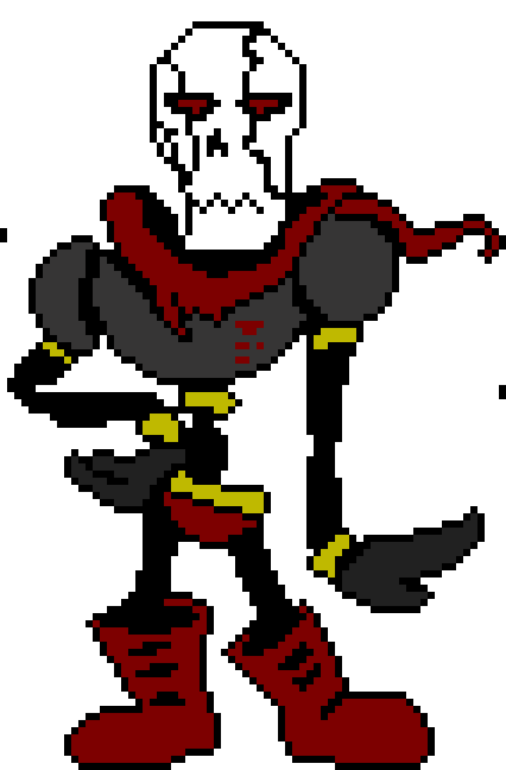 [9664c4] HellFell Papyrus sprite