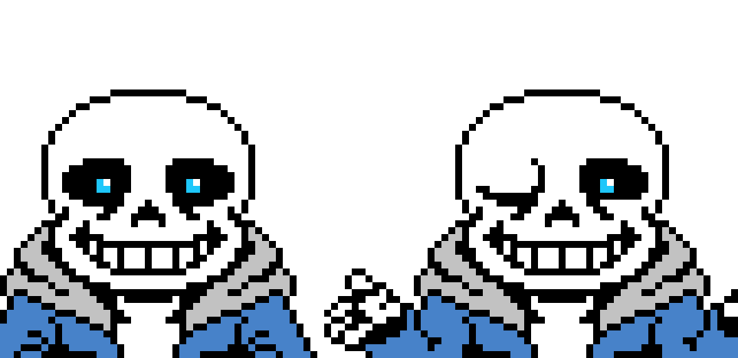 [fdea83] Undertale Sans The Skeleton Battle Sprite.