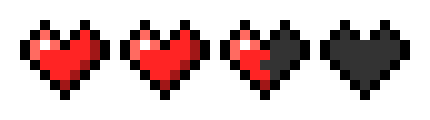 [23b4f8] hearts 1 whole 1 half lost