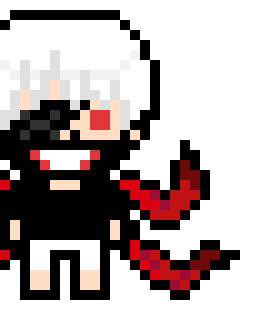 [595b68] Kaneki Ken Danganronpa Pixel Art