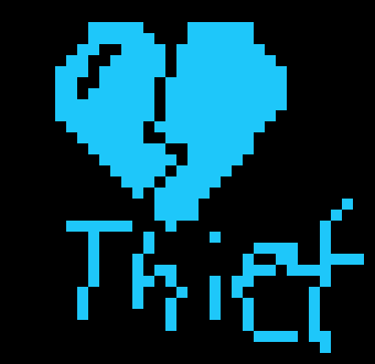 [e3193d] broken heart blue