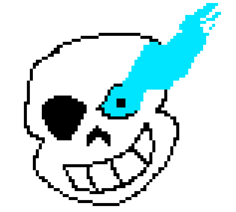[9664c4] Sans head thing (by shinysans5)