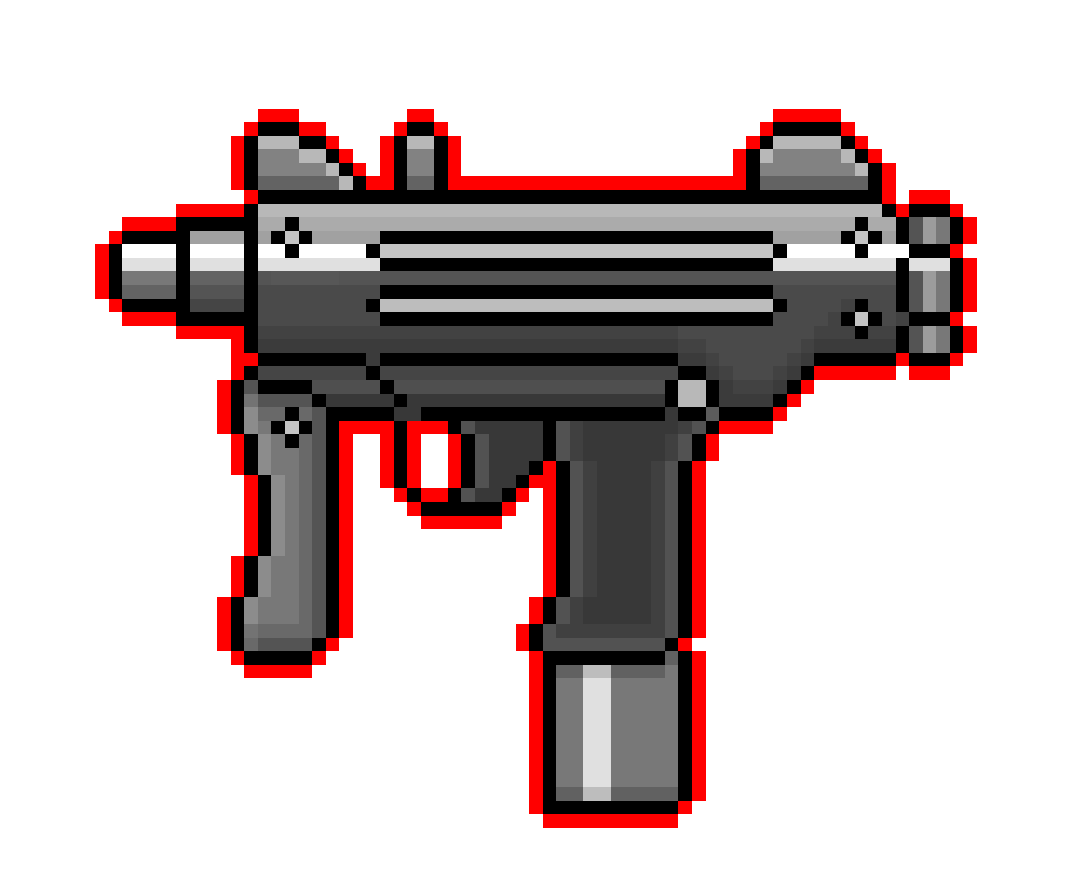 [9664c4] Basic Uzi Colored