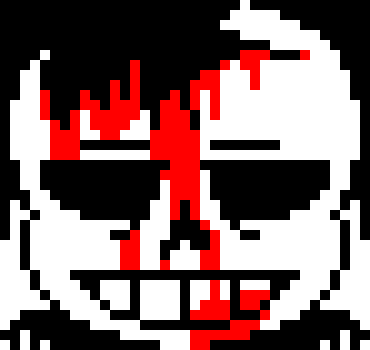 [7ce906] *(Sitting on a bench, bored.) -Demented Sans