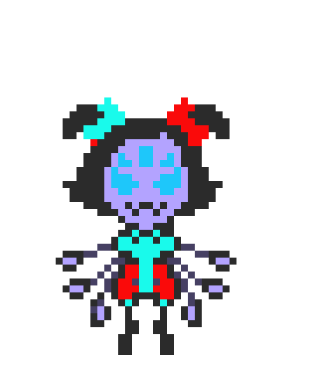 [9664c4] blue flame Muffet (flametale)