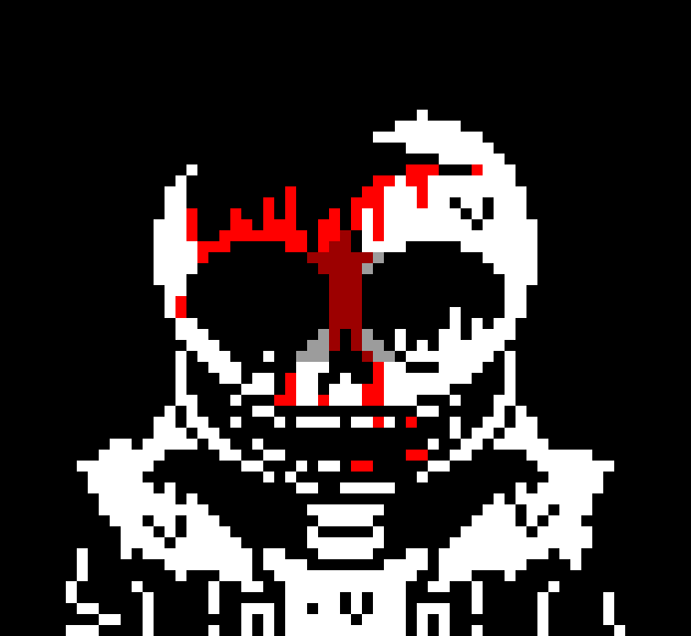 [7ce906] *(You feel a sudden pain.) -HorrorTale Sans