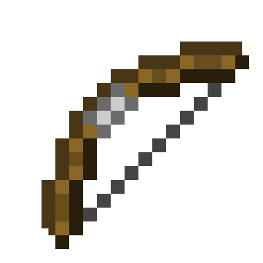 [2cbcba] Minecraft bow pixel art