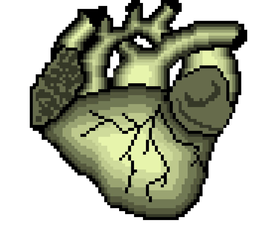 [970cdd] black heart beats red