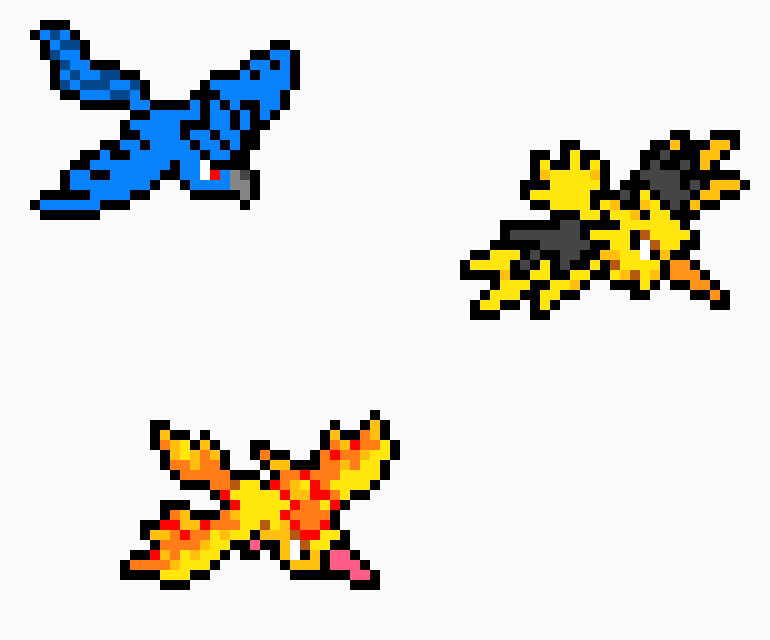 Kanto Bird Trio