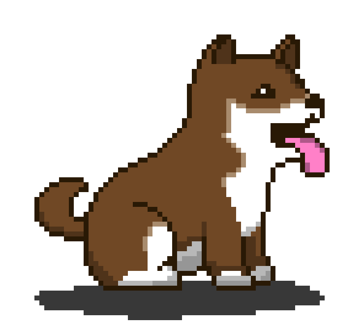 [d5ee4d] Puppy Pixelized