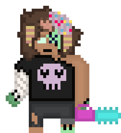 [40e395] Pixel art Mono Vicky/Vic