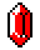 [4040ed] red rupee