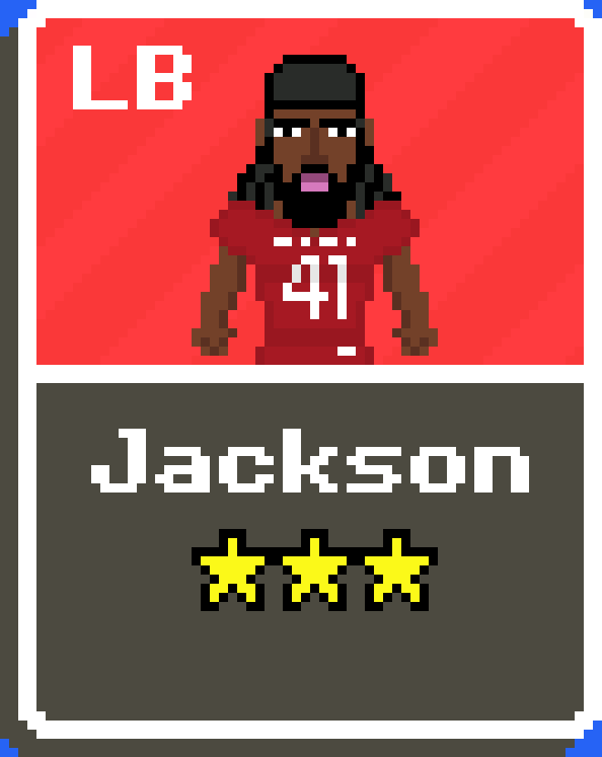 [5e30ef] JJ Jackson Cardinals Card