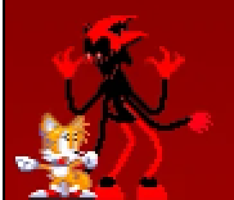 [c2fe0c] *A Small orange fox grabs one of fatal's arms tugging it*