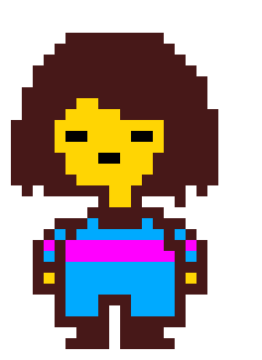 [506291] alternate name: frisk but with dummy thicc hair. - X