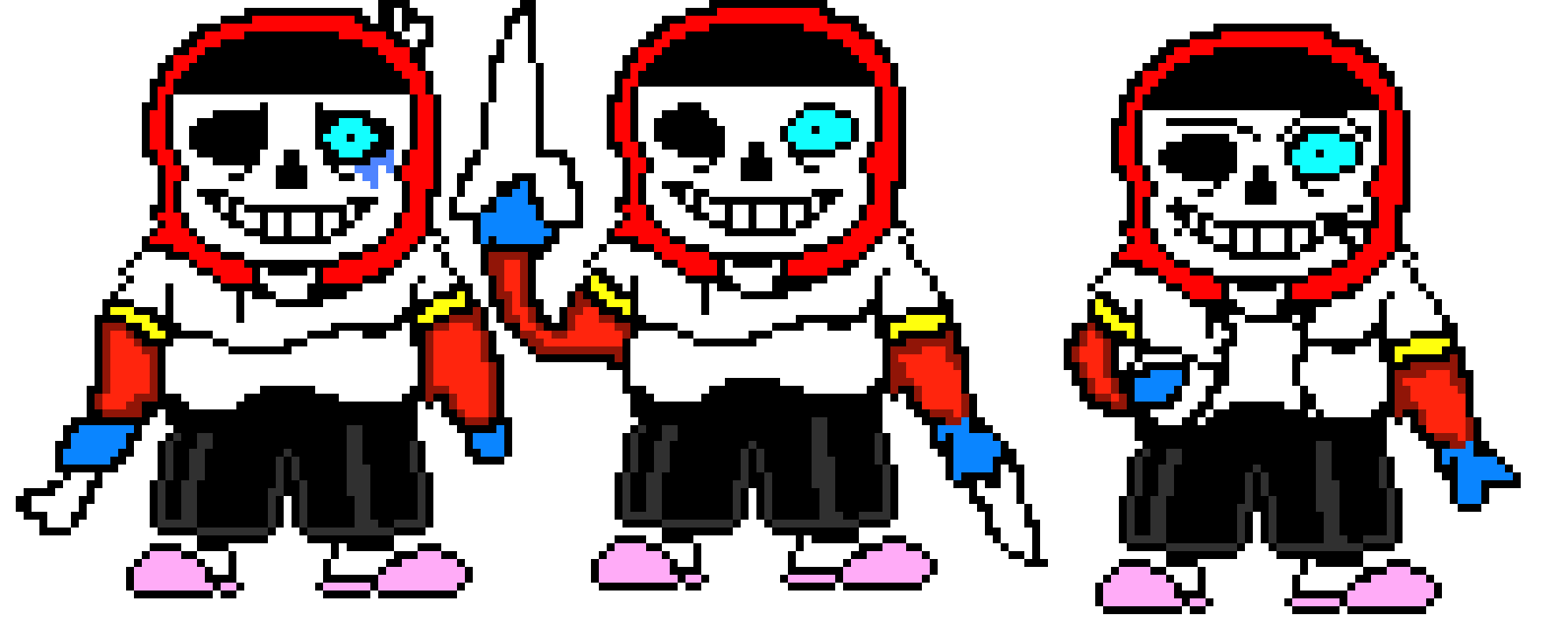 [9664c4] Team Switched Underswap Distrust Sans (1, 2, 3)