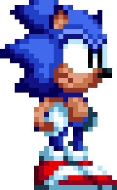 [3818f8] heavily modified sonic sprite