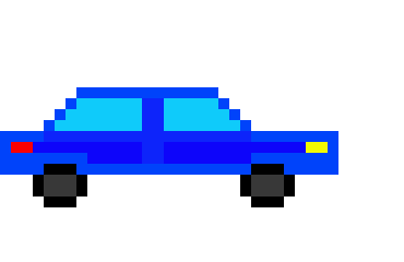 [1e7fc5] blue car