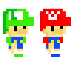 [9664c4] BabyMario babyLuigi jump down