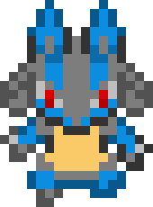 [9664c4] Lucario Overworld Sprite
