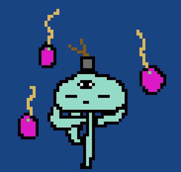 [94c174] a jellyfish meditating